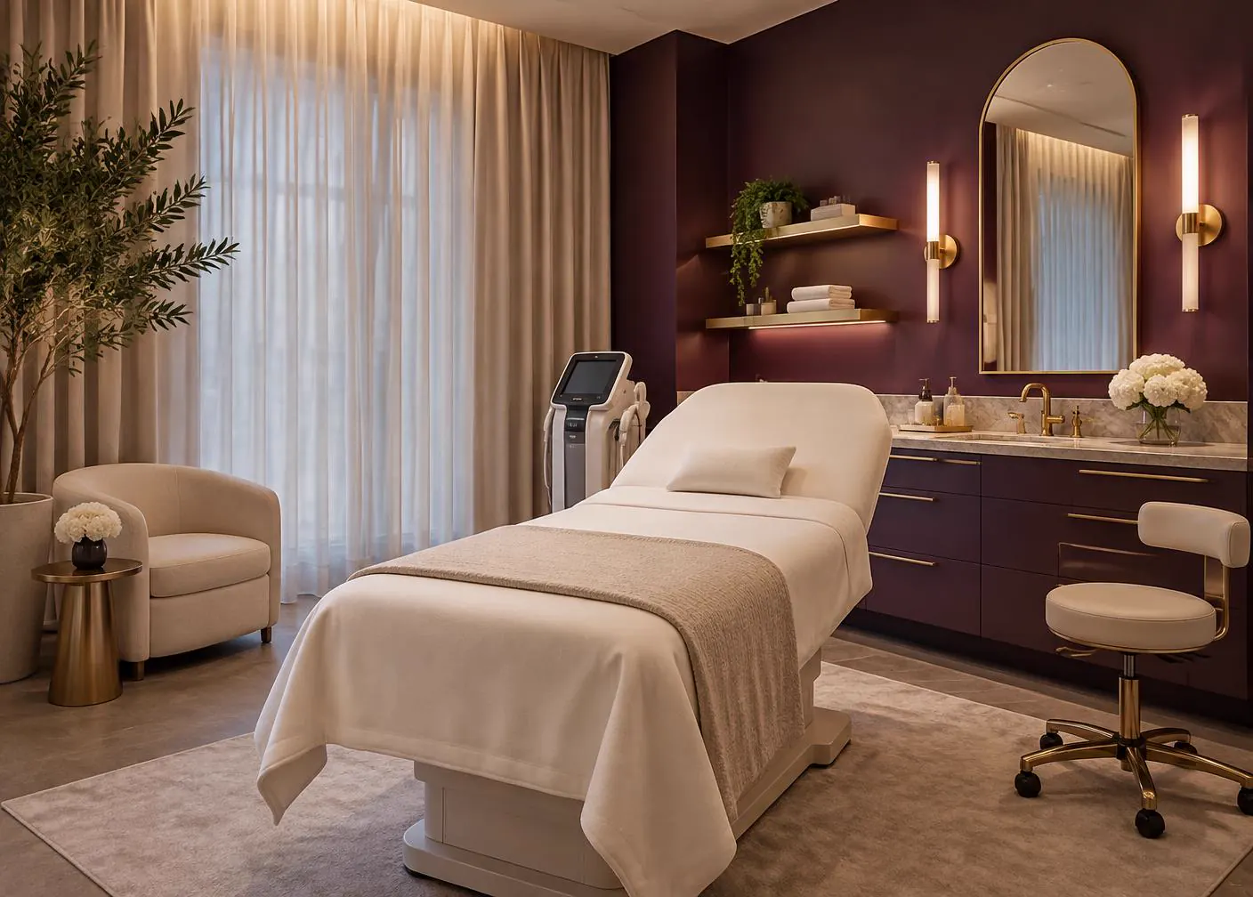 Treatment room at Petra's Weight Loss Clinic in Oklahoma City