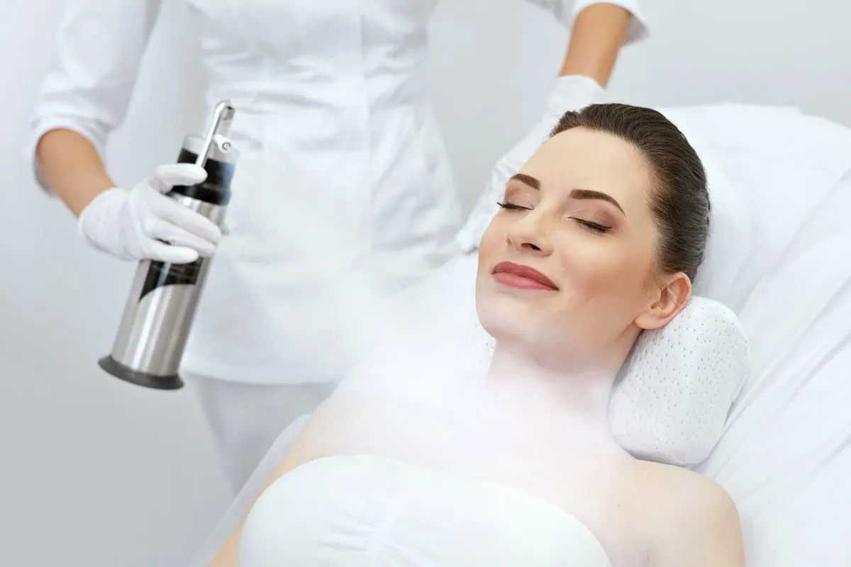 Oxygen infusion facial for deep skin hydration.