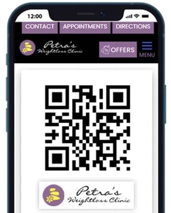 QR code for Petra’s Weightloss Clinic in Oklahoma City, OK