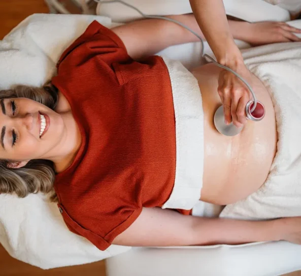 Woman receiving cupping therapy in Oklahoma City, OK