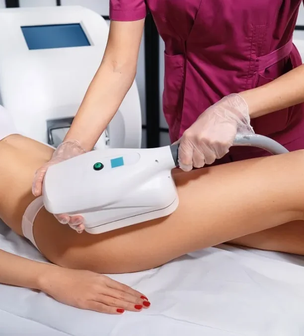 Body sculpting device used on legs in Oklahoma City, OK